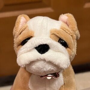 NWOT Our Generation Battat Pet Dog Plush Tan English Bulldog Pup Plush Plushie